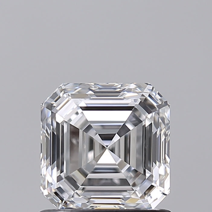 1.00 Carat Asscher Shaped, Ideal Cut, E Color, VS1 Clarity, GIA Certified Lab Grown Diamond