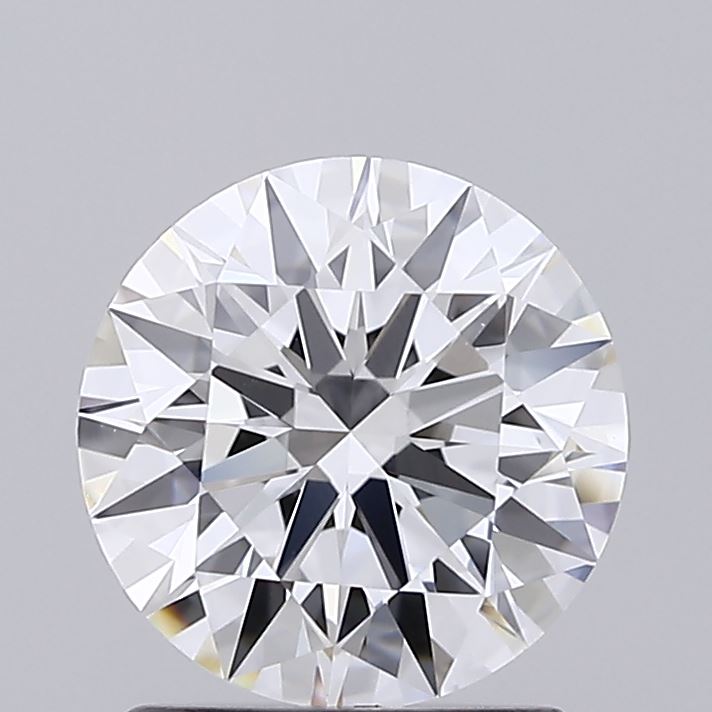1.56 Carat Round Shaped, Ideal Cut, D Color, VVS2 Clarity, IGI Certified Lab Grown Diamond