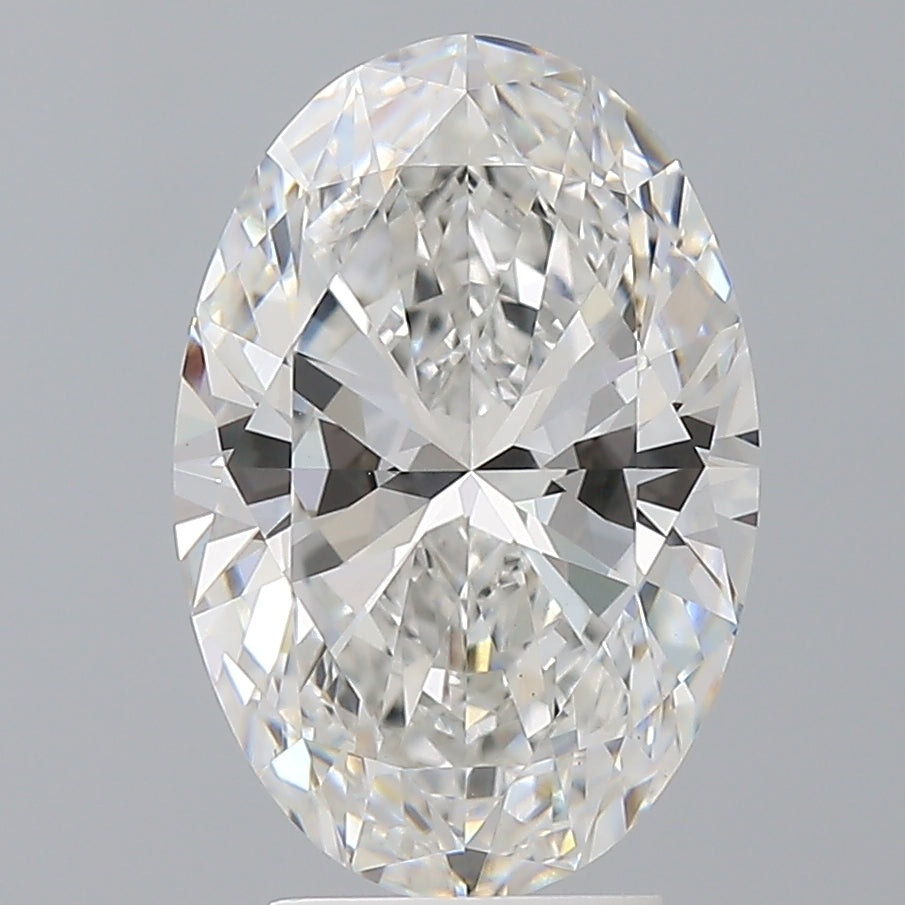 4.10 Carat Oval Shaped, Ideal Cut, F Color, VS1 Clarity, IGI Certified Lab Grown Diamond