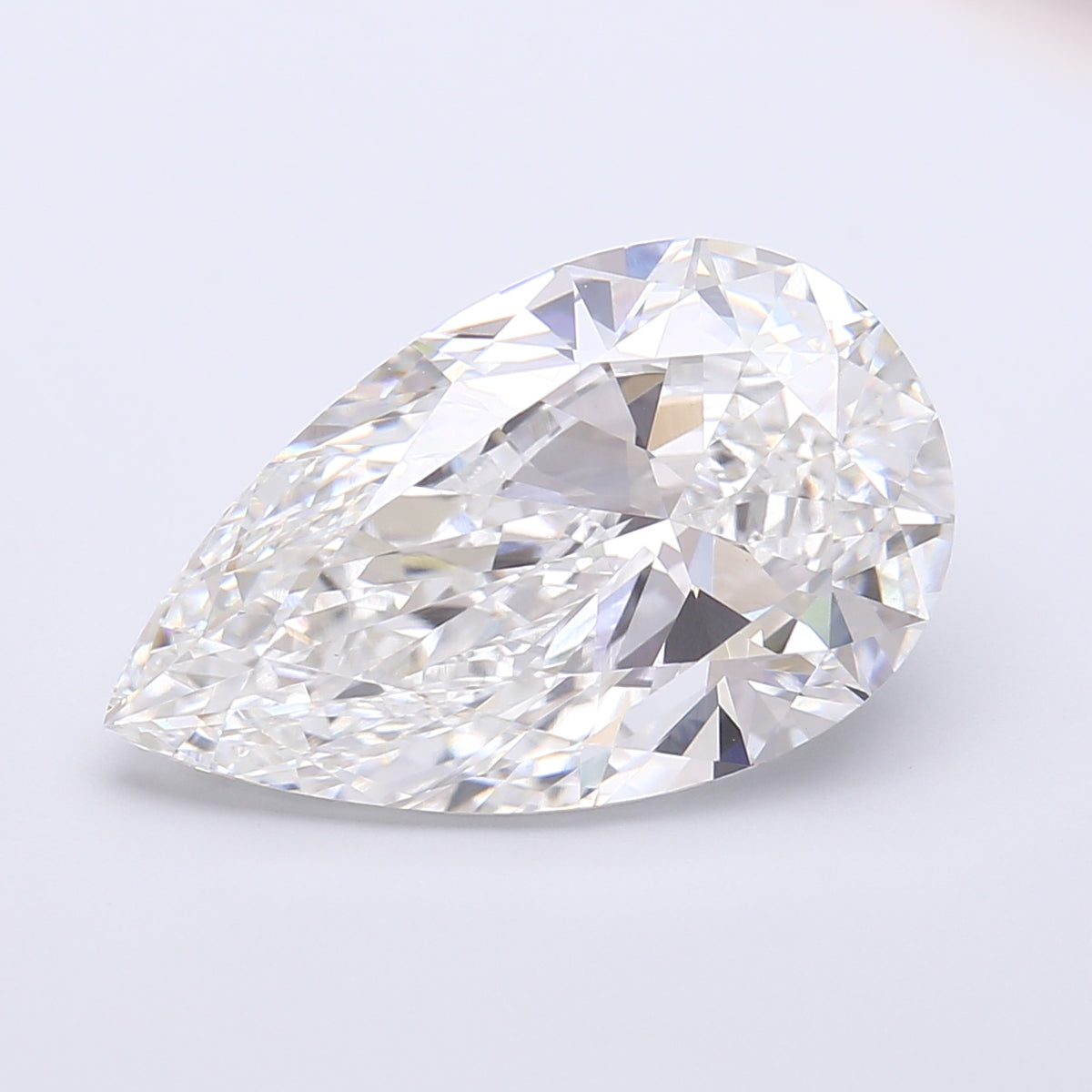 8.01 Carat Pear Shaped, Very Good Cut, F Color, VVS2 Clarity, IGI Certified Lab Grown Diamond