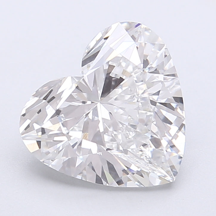 3.04 Carat Heart Shaped, Very Good Cut, E Color, VS1 Clarity, IGI Certified Lab Grown Diamond