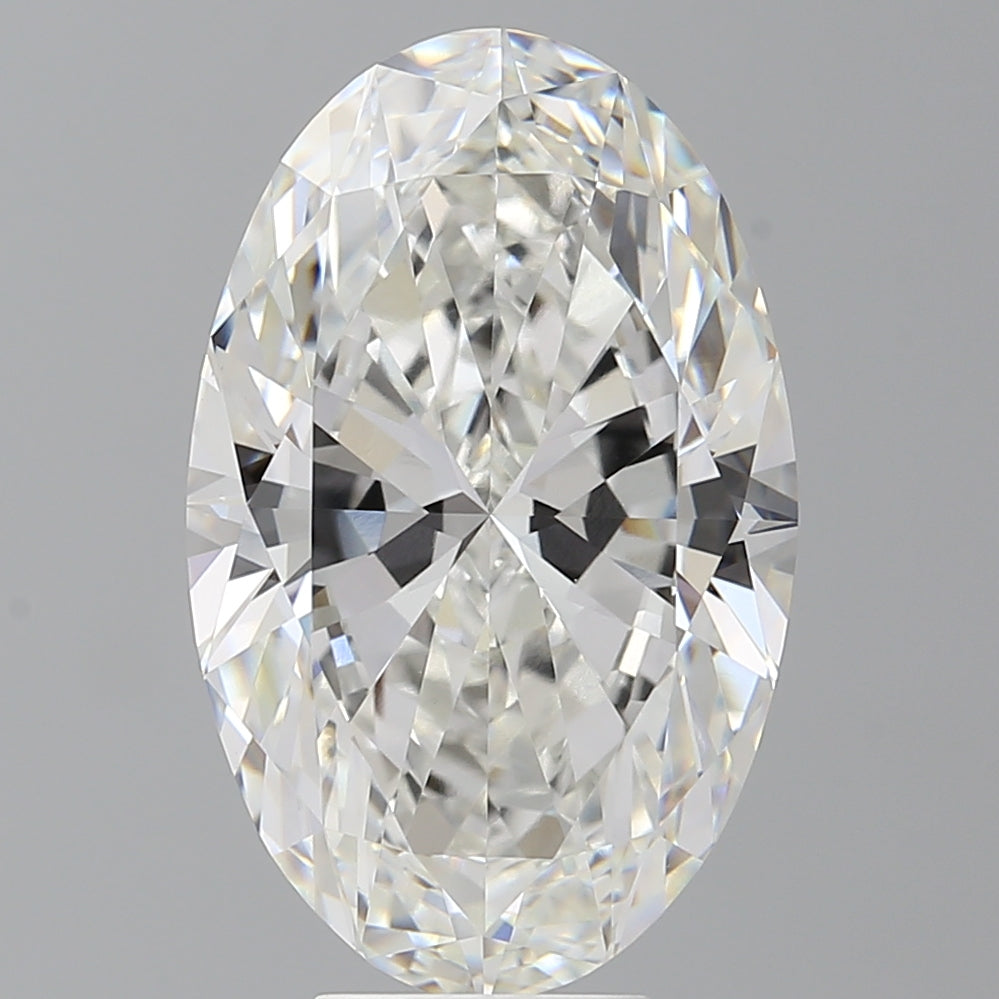 7.59 Carat Oval Shaped, Ideal Cut, F Color, VVS2 Clarity, IGI Certified Lab Grown Diamond