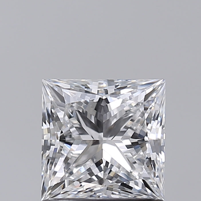 1.01 Carat Princess Shaped, Excellent Cut, D Color, VS1 Clarity, IGI Certified Lab Grown Diamond