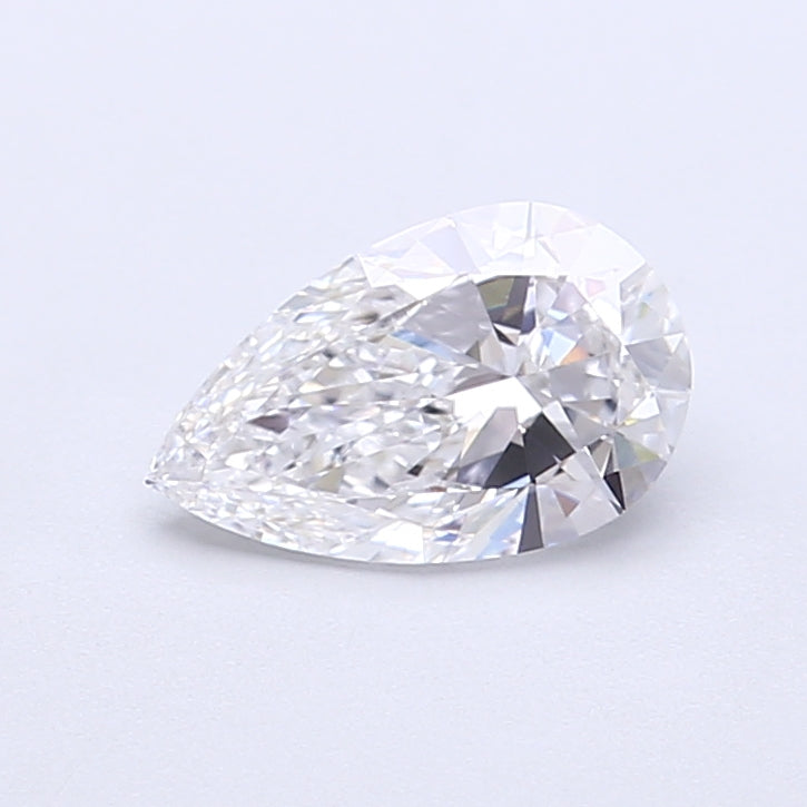 0.90 Carat Pear Shaped, Very Good Cut, D Color, VS1 Clarity, IGI Certified Lab Grown Diamond
