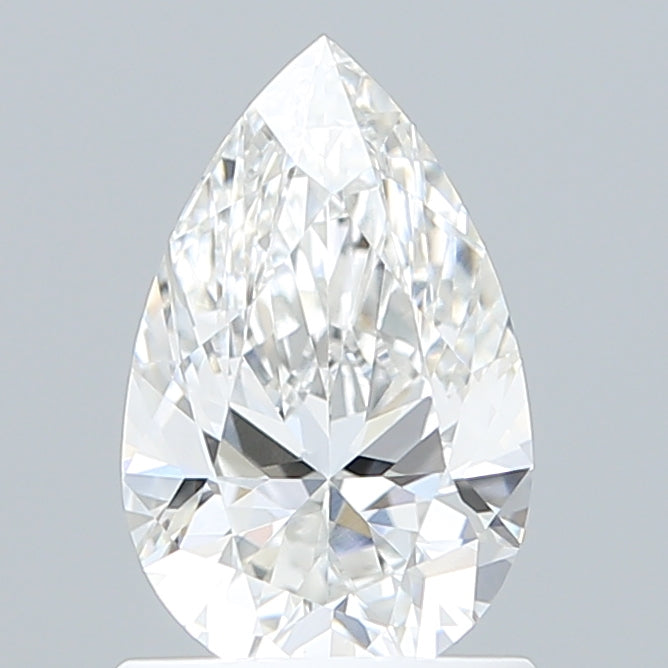 1.10 Carat Pear Shaped, Ideal Cut, E Color, VVS2 Clarity, IGI Certified Lab Grown Diamond