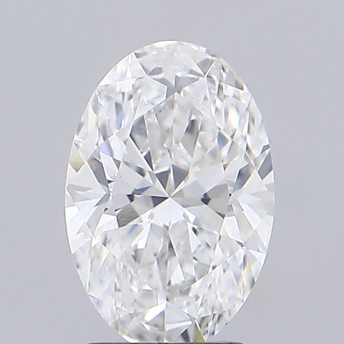 1.57 Carat Oval Shaped, Ideal Cut, E Color, VS1 Clarity, IGI Certified Lab Grown Diamond