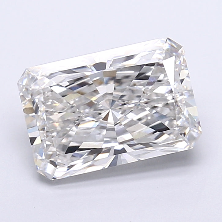 4.52 Carat Radiant Shaped, Very Good Cut, F Color, VVS2 Clarity, IGI Certified Lab Grown Diamond