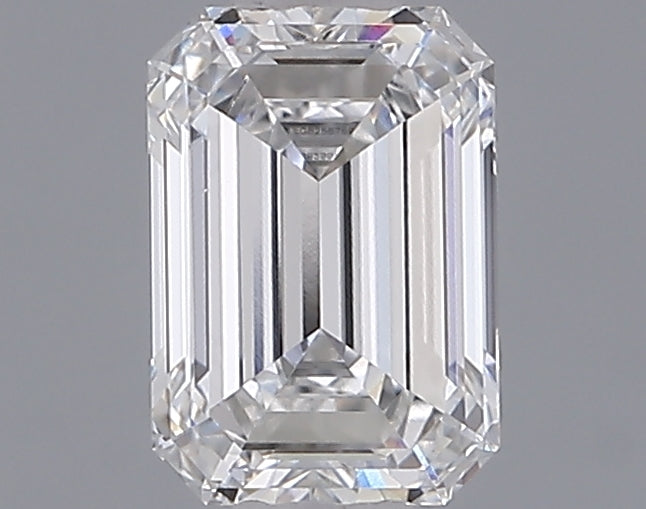 1.00 Carat Emerald Shaped, Ideal Cut, E Color, VVS1 Clarity, IGI Certified Lab Grown Diamond