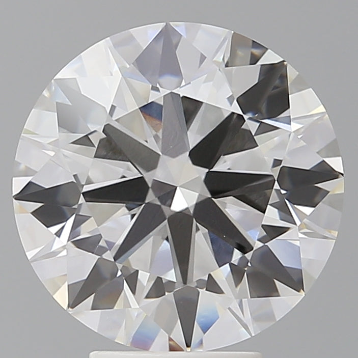 5.57 Carat Round Shaped, Ideal Cut, F Color, VVS2 Clarity, IGI Certified Lab Grown Diamond