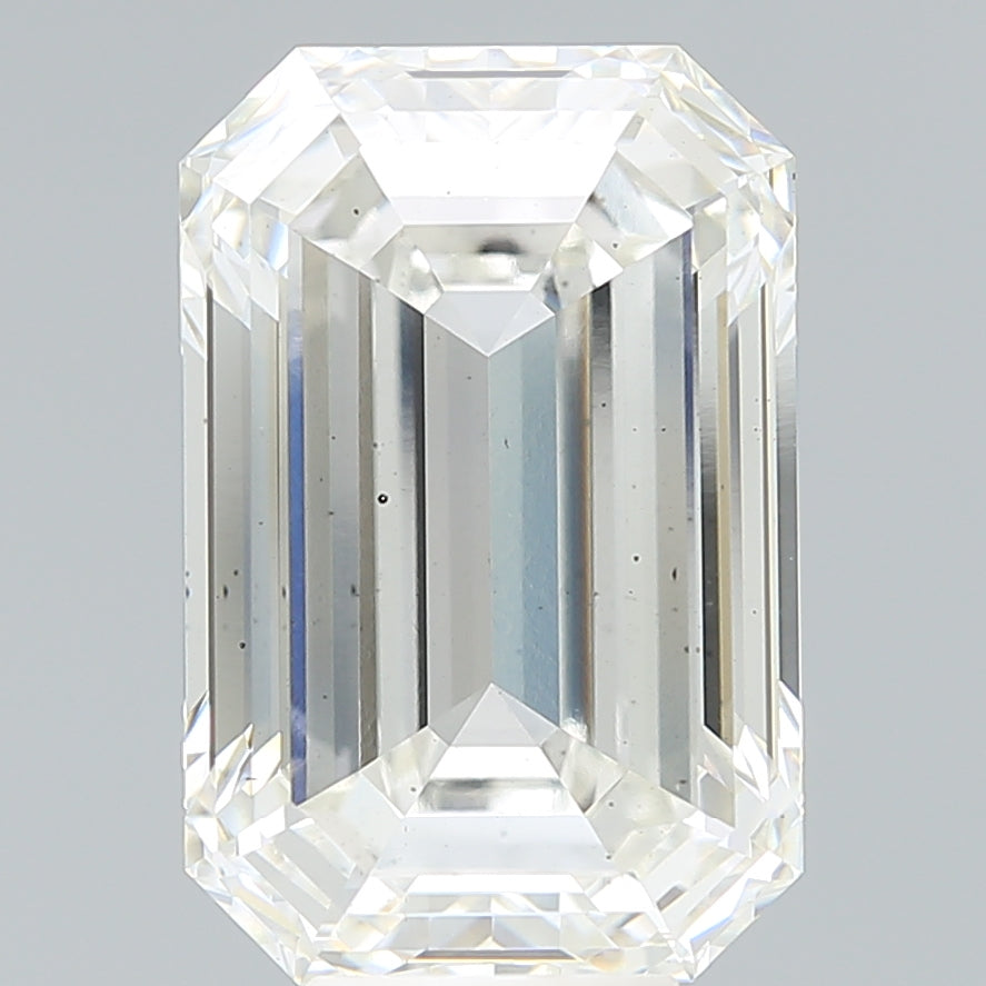9.20 Carat Emerald Shaped, Ideal Cut, H Color, VS2 Clarity, IGI Certified Lab Grown Diamond