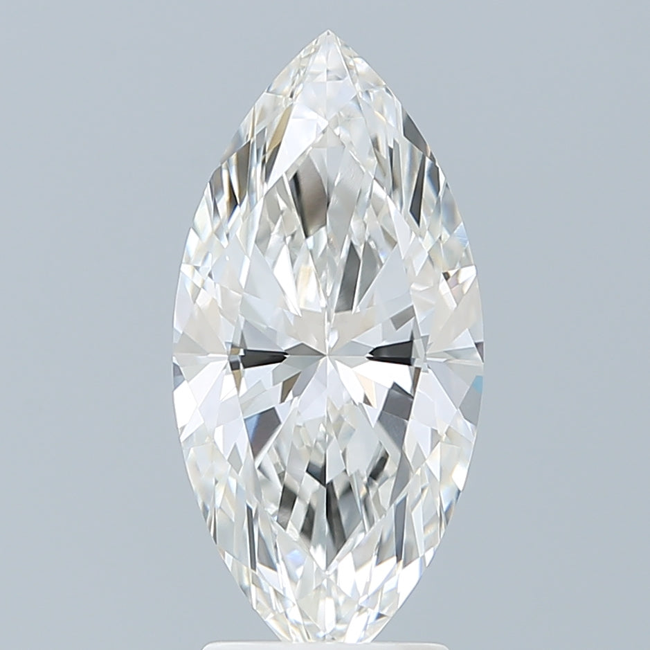 2.95 Carat Marquise Shaped, Ideal Cut, F Color, VVS2 Clarity, IGI Certified Lab Grown Diamond