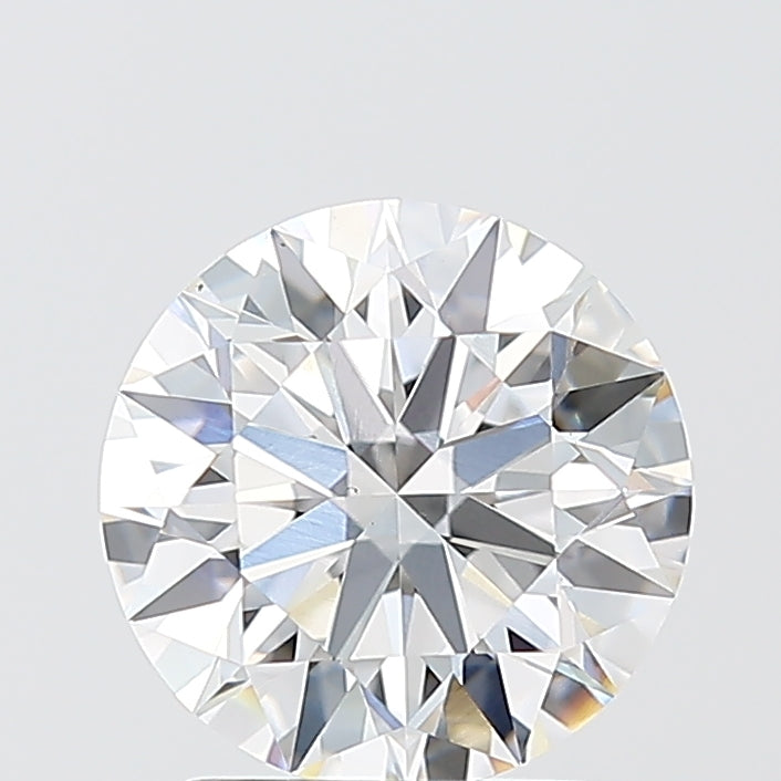 2.10 Carat Round Shaped, Ideal Cut, E Color, VS1 Clarity, IGI Certified Lab Grown Diamond