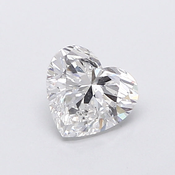 1.06 Carat Heart Shaped, Very Good Cut, D Color, VVS2 Clarity, IGI Certified Lab Grown Diamond