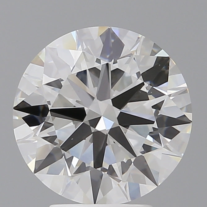 4.04 Carat Round Shaped, Ideal Cut, E Color, VVS2 Clarity, IGI Certified Lab Grown Diamond