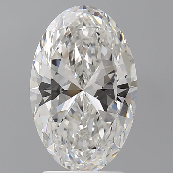 3.02 Carat Oval Shaped, Ideal Cut, F Color, VS1 Clarity, IGI Certified Lab Grown Diamond