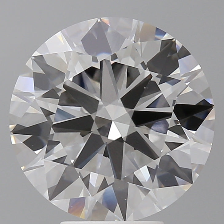 6.02 Carat Round Shaped, Ideal Cut, E Color, VVS2 Clarity, IGI Certified Lab Grown Diamond