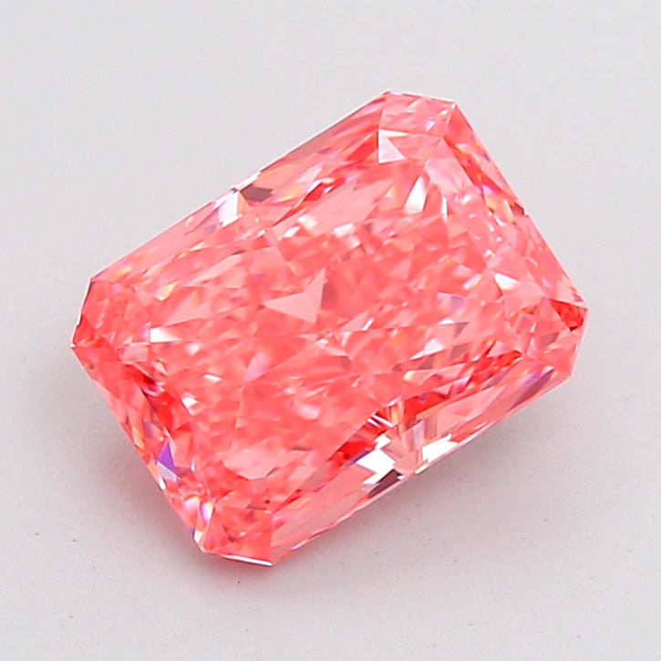 2.03 Carat Radiant Shaped, Ideal Cut, VVS2 Clarity, IGI Certified Lab Grown Diamond