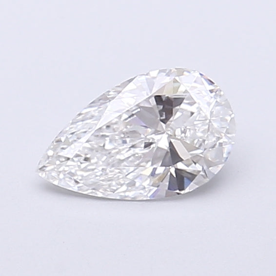 0.51 Carat Pear Shaped, Very Good Cut, D Color, VS1 Clarity, IGI Certified Lab Grown Diamond