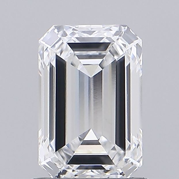 1.05 Carat Emerald Shaped, Ideal Cut, D Color, VVS2 Clarity, IGI Certified Lab Grown Diamond