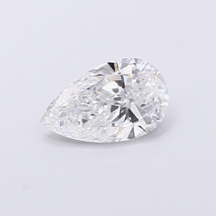 0.73 Carat Pear Shaped, Very Good Cut, D Color, VS1 Clarity, IGI Certified Lab Grown Diamond