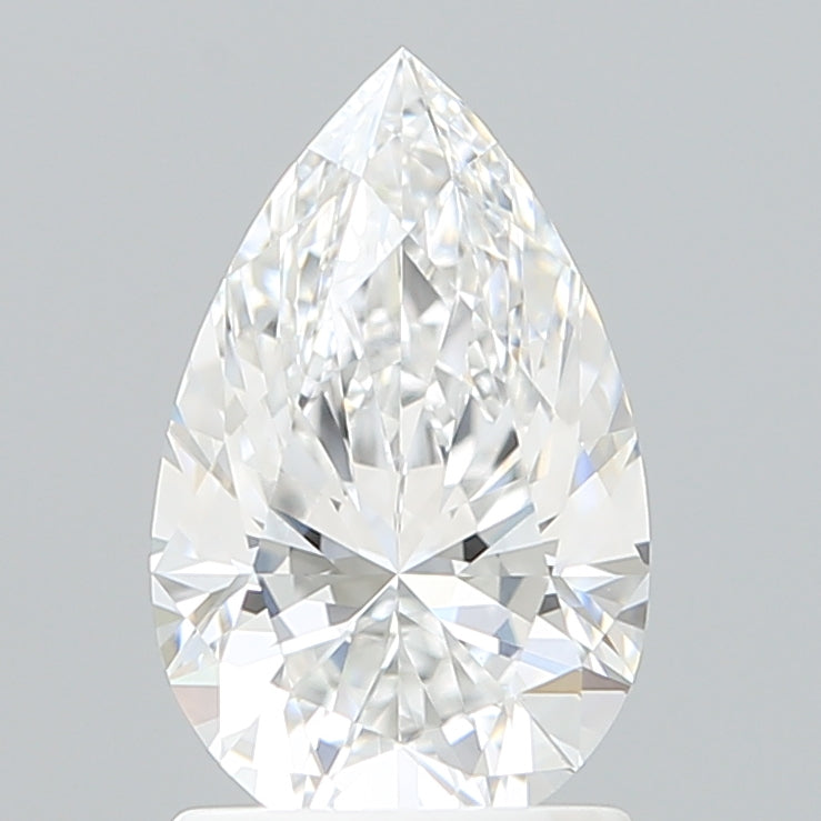 1.60 Carat Pear Shaped, Excellent Cut, E Color, VVS2 Clarity, IGI Certified Lab Grown Diamond