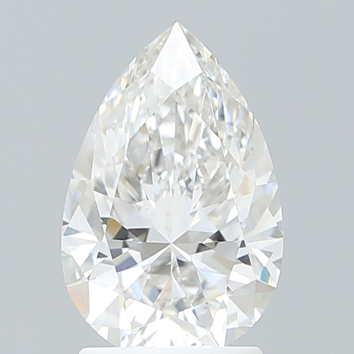 2.08 Carat Pear Shaped, Ideal Cut, E Color, VVS2 Clarity, IGI Certified Lab Grown Diamond