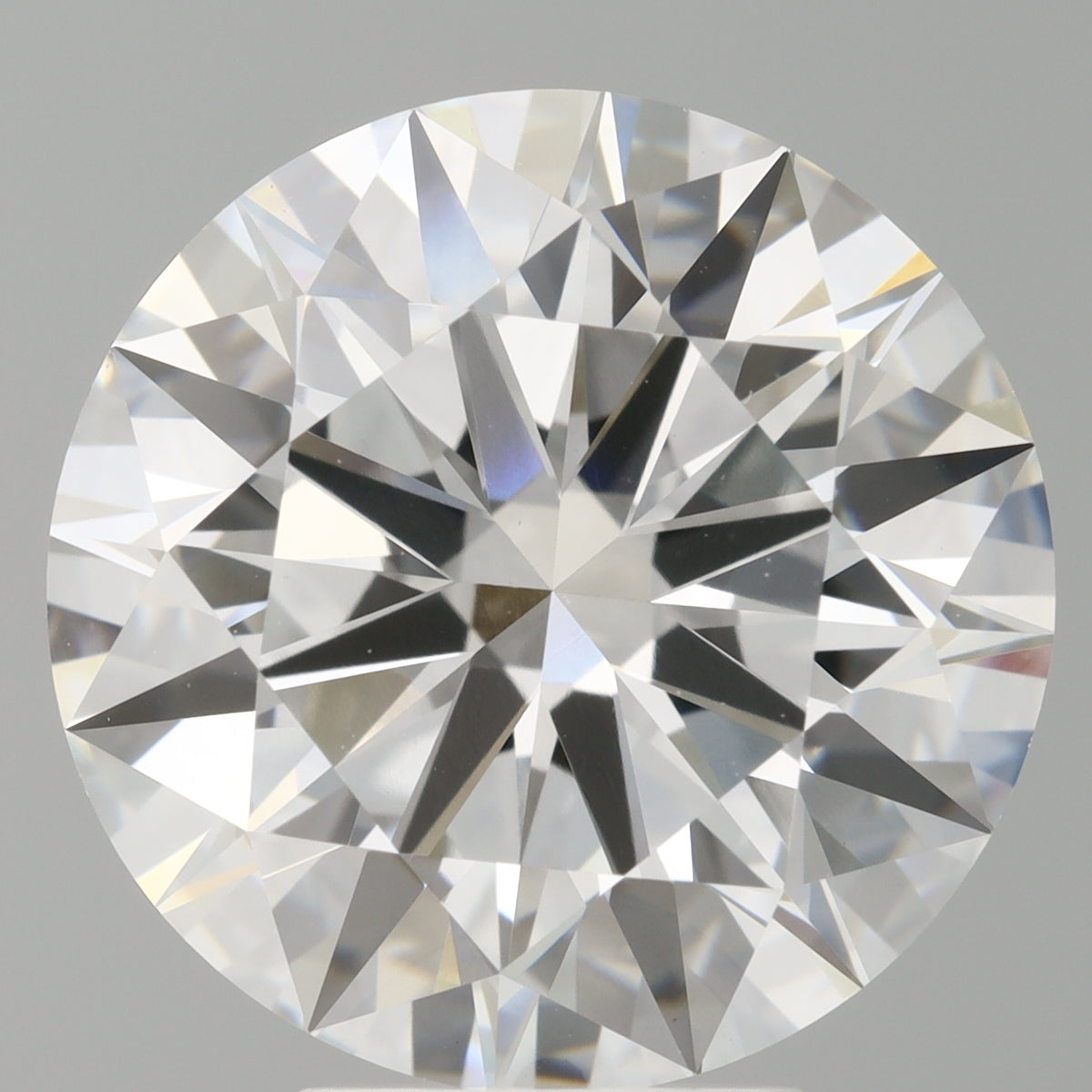 6.09 Carat Round Shaped, Ideal Cut, E Color, VVS2 Clarity, IGI Certified Lab Grown Diamond