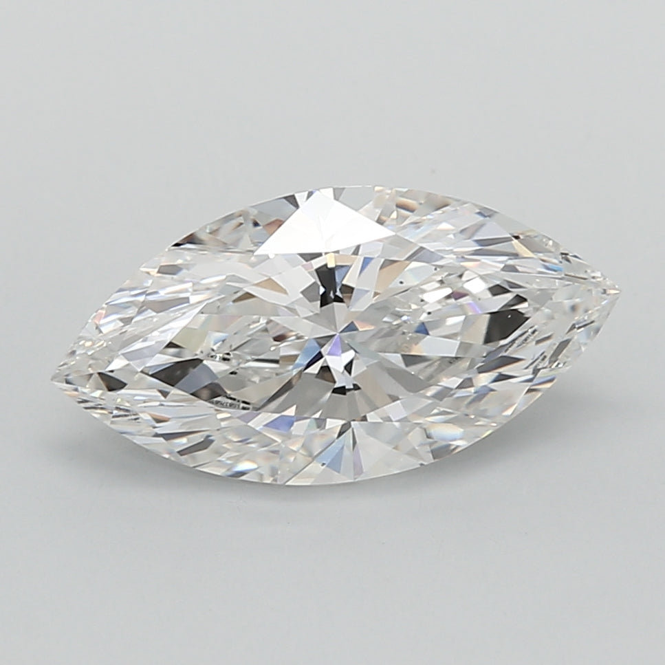 2.02 Carat Marquise Shaped, Ideal Cut, G Color, VS1 Clarity, IGI Certified Lab Grown Diamond