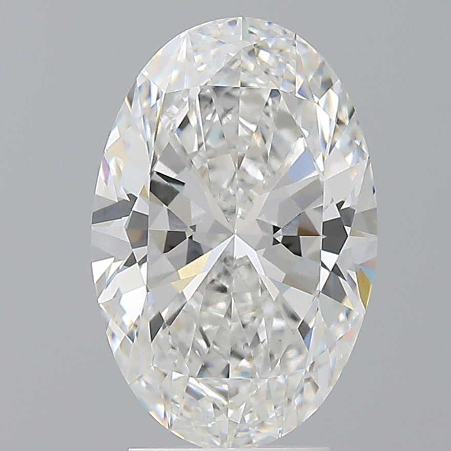3.60 Carat Oval Shaped, Ideal Cut, E Color, VVS2 Clarity, IGI Certified Lab Grown Diamond