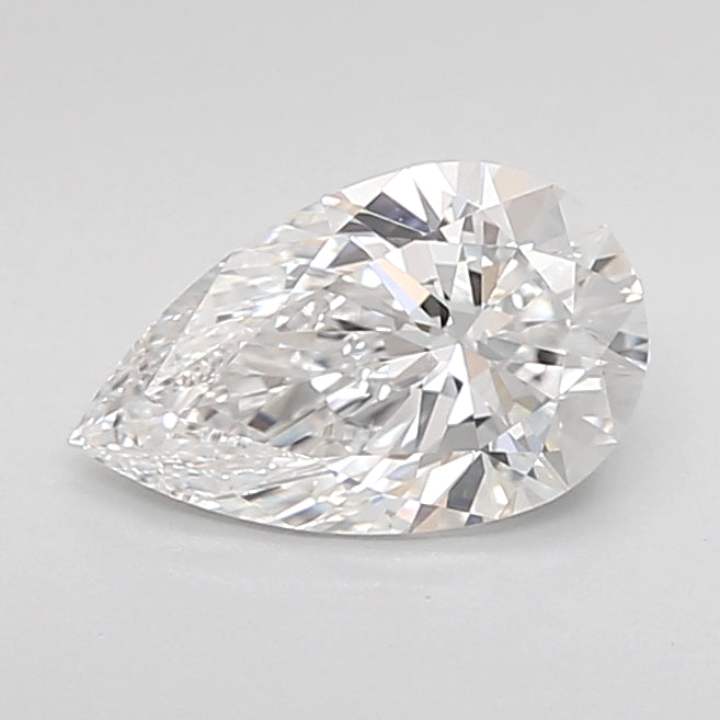 1.02 Carat Pear Shaped, Very Good Cut, D Color, VVS2 Clarity, IGI Certified Lab Grown Diamond