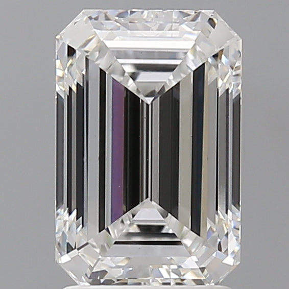 2.58 Carat Emerald Shaped, Ideal Cut, D Color, VS1 Clarity, IGI Certified Lab Grown Diamond