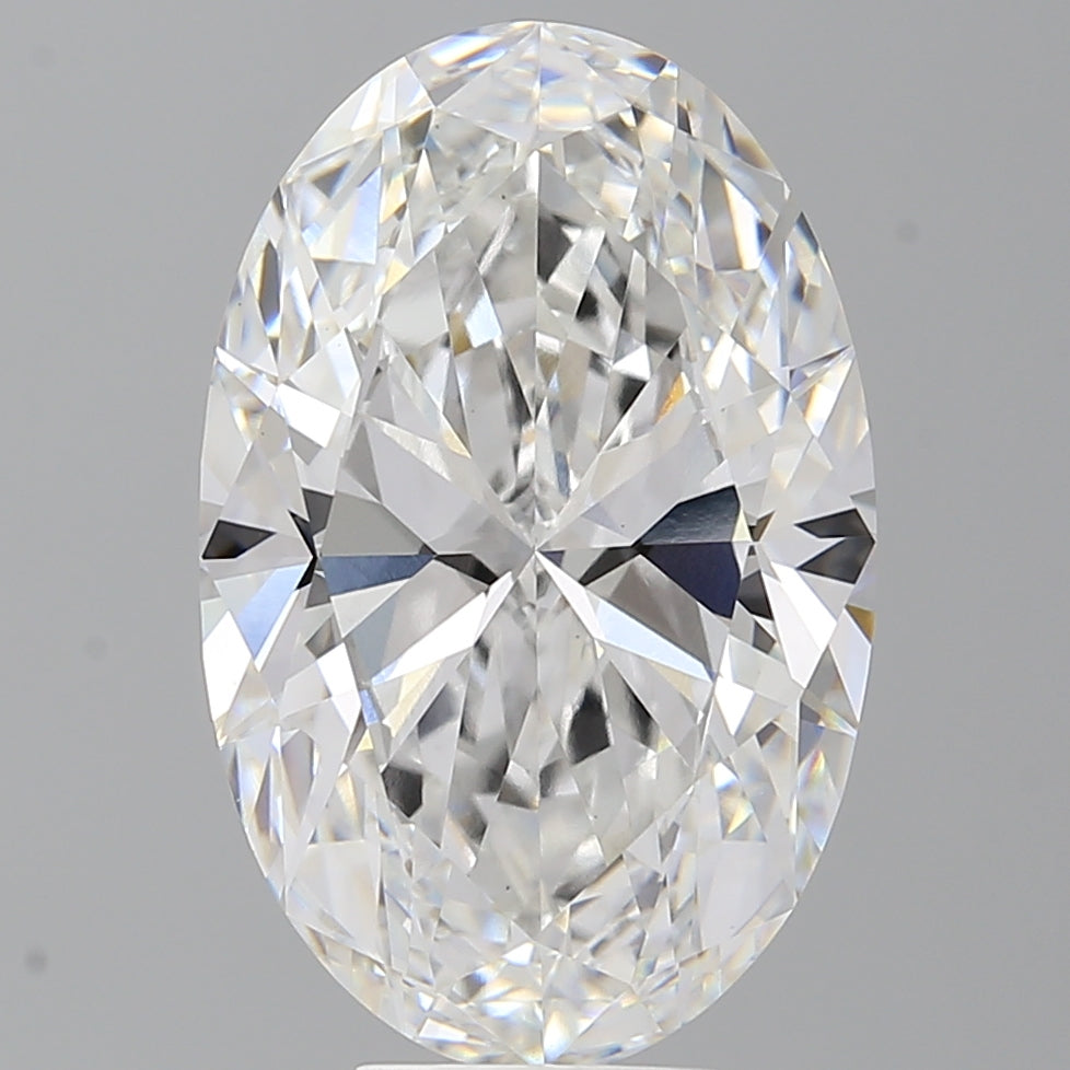 7.57 Carat Oval Shaped, Excellent Cut, E Color, VVS2 Clarity, IGI Certified Lab Grown Diamond