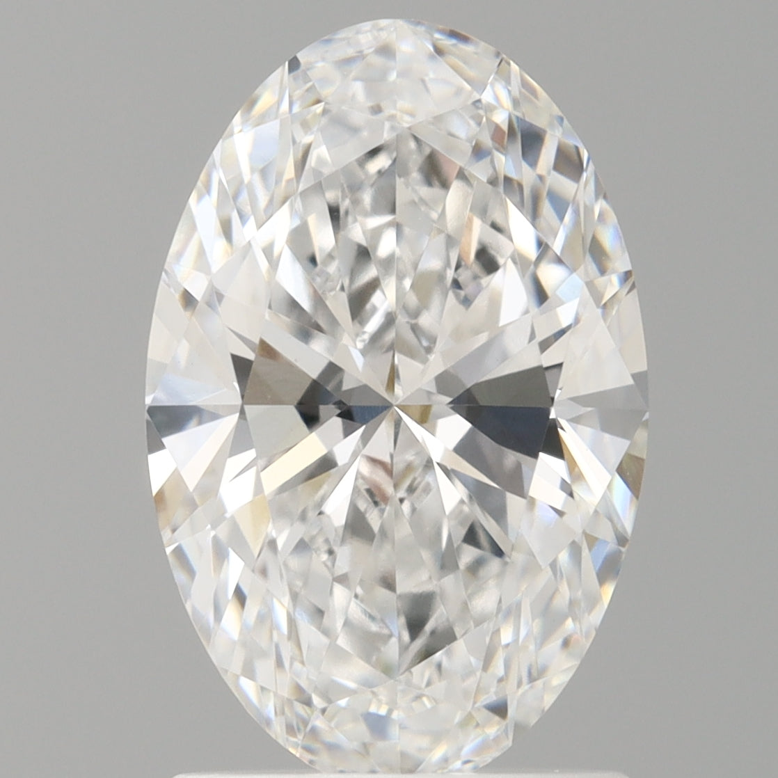 1.60 Carat Oval Shaped, Ideal Cut, D Color, VVS2 Clarity, IGI Certified Lab Grown Diamond