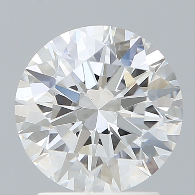 2.10 Carat Round Shaped, Excellent Cut, D Color, VS2 Clarity, IGI Certified Lab Grown Diamond