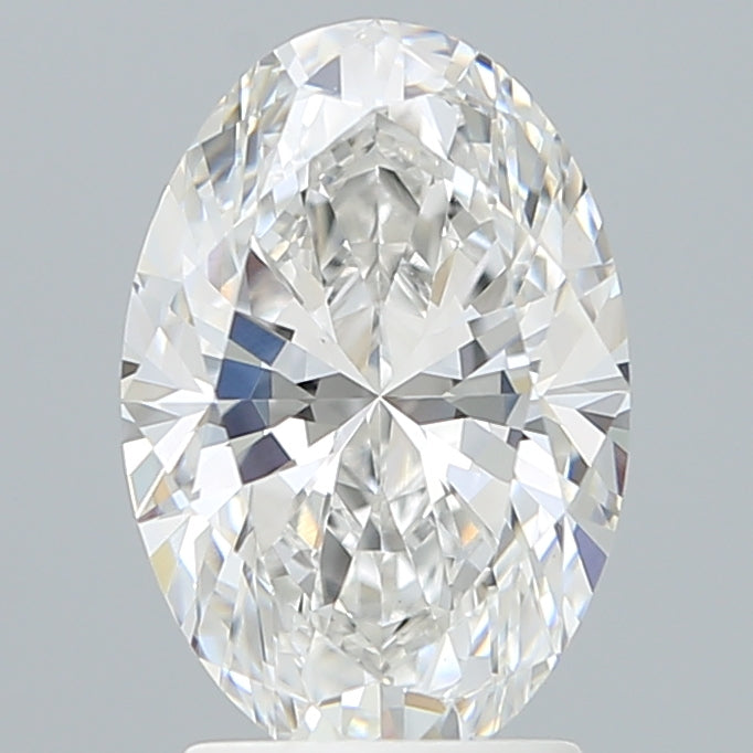 2.55 Carat Oval Shaped, Ideal Cut, F Color, VVS2 Clarity, IGI Certified Lab Grown Diamond