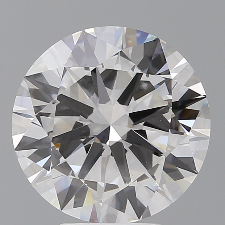 5.54 Carat Round Shaped, Excellent Cut, E Color, VVS2 Clarity, IGI Certified Lab Grown Diamond