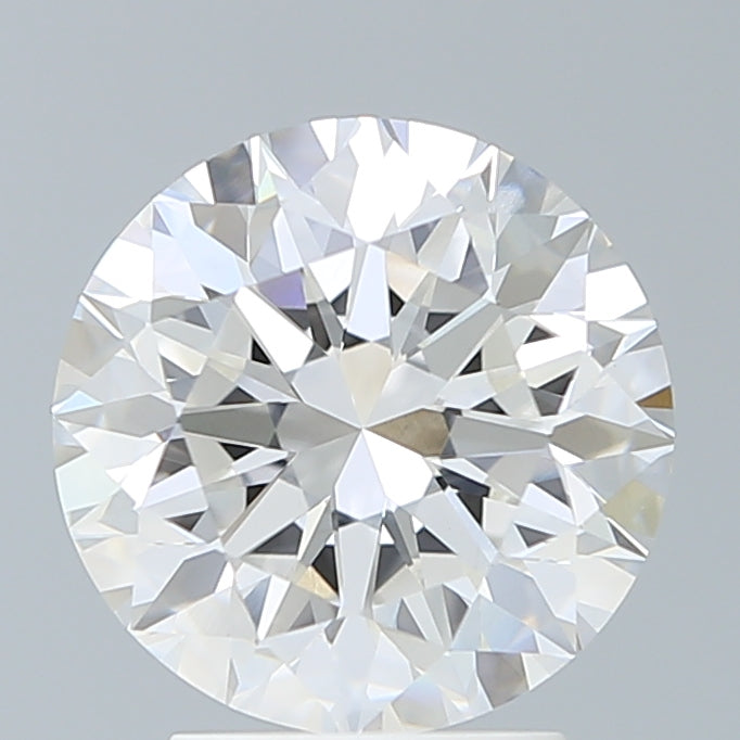 3.21 Carat Round Shaped, Excellent Cut, F Color, VVS2 Clarity, IGI Certified Lab Grown Diamond