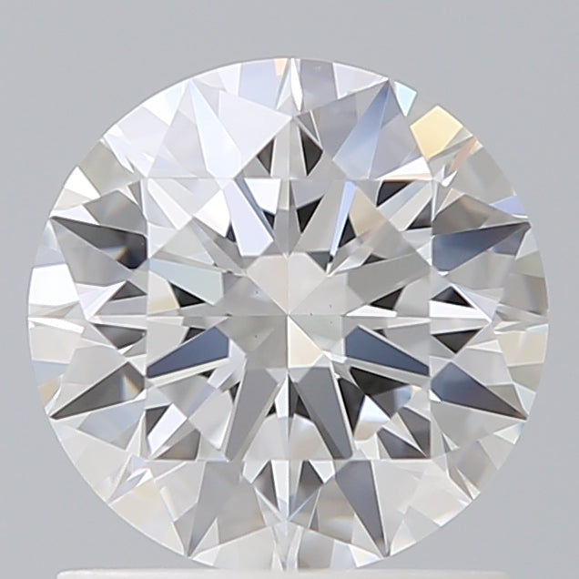 1.23 Carat Round Shaped, Ideal Cut, D Color, VS1 Clarity, IGI Certified Lab Grown Diamond