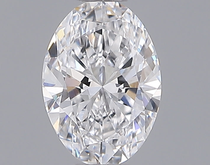 0.68 Carat Oval Shaped, Ideal Cut, D Color, VVS2 Clarity, IGI Certified Lab Grown Diamond