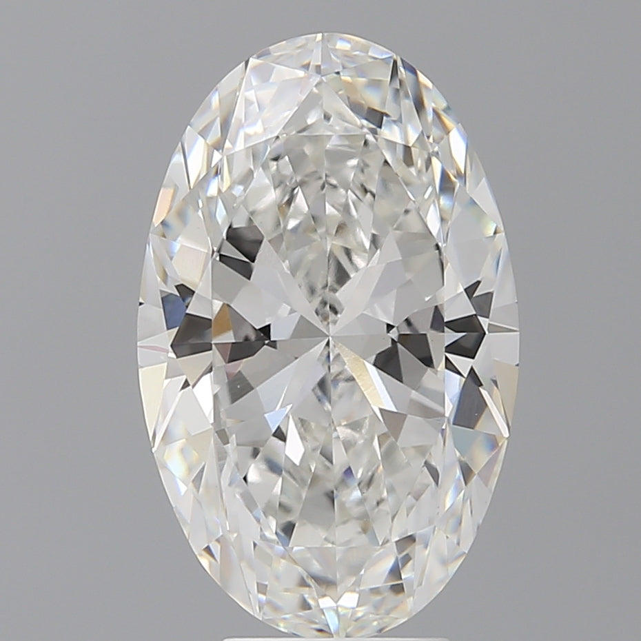 6.06 Carat Oval Shaped, Ideal Cut, E Color, VVS2 Clarity, IGI Certified Lab Grown Diamond