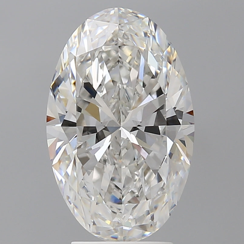 4.09 Carat Oval Shaped, Ideal Cut, E Color, VVS2 Clarity, IGI Certified Lab Grown Diamond