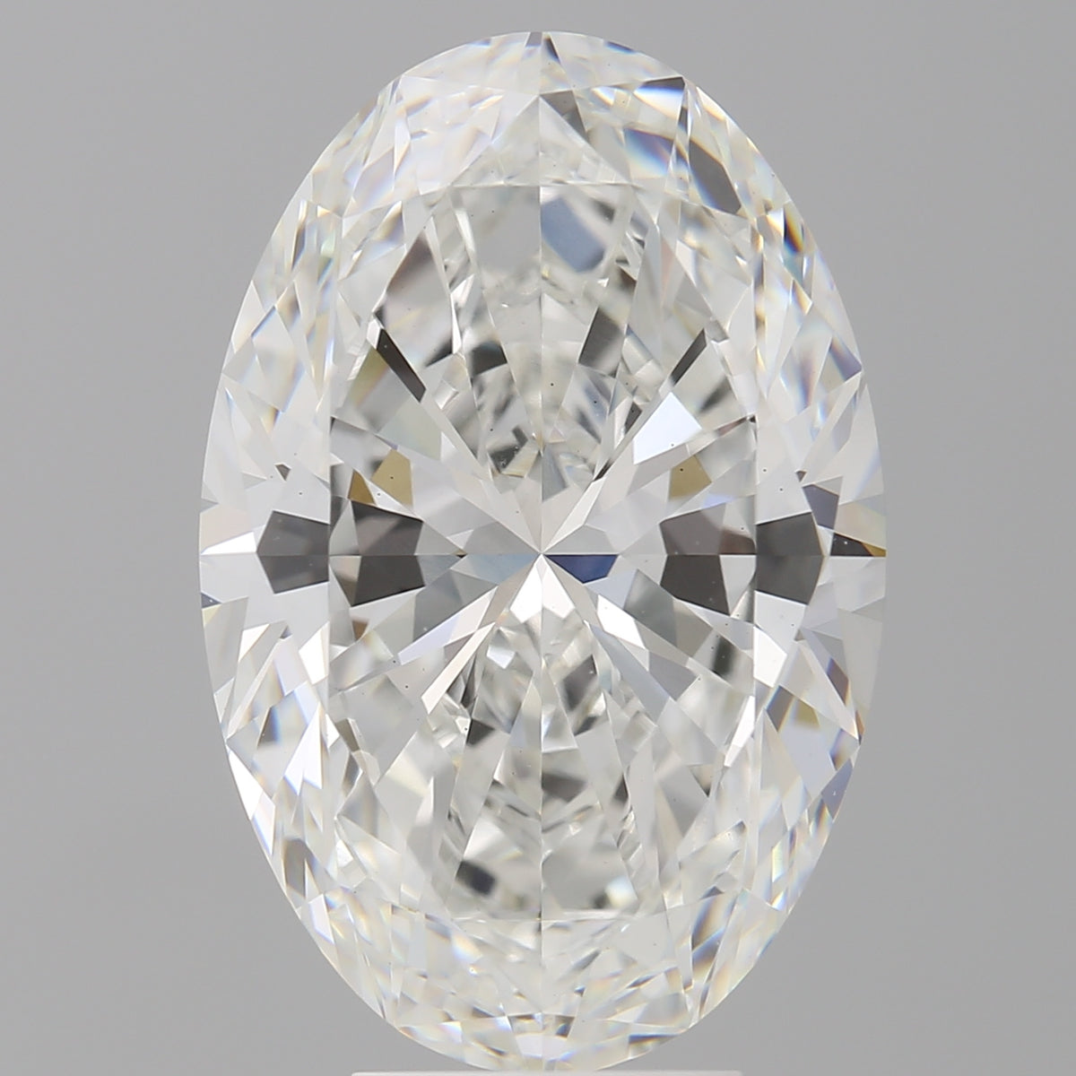 7.04 Carat Oval Shaped, Ideal Cut, F Color, VS1 Clarity, IGI Certified Lab Grown Diamond