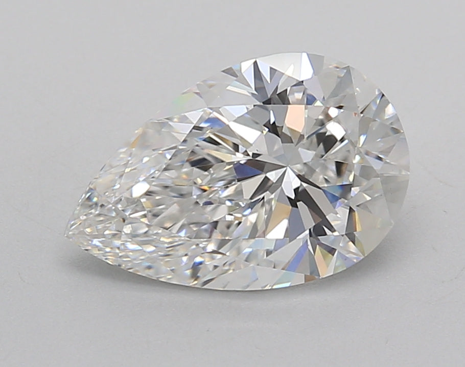 2.02 Carat Pear Shaped, Excellent Cut, E Color, VS1 Clarity, IGI Certified Lab Grown Diamond