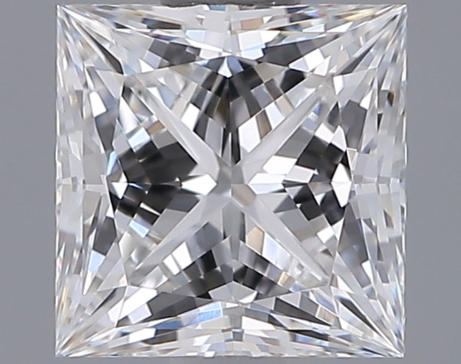 1.02 Carat Princess Shaped, Ideal Cut, E Color, VVS1 Clarity, IGI Certified Lab Grown Diamond