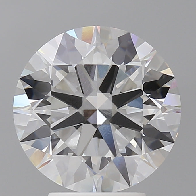 4.09 Carat Round Shaped, Ideal Cut, E Color, VVS2 Clarity, IGI Certified Lab Grown Diamond