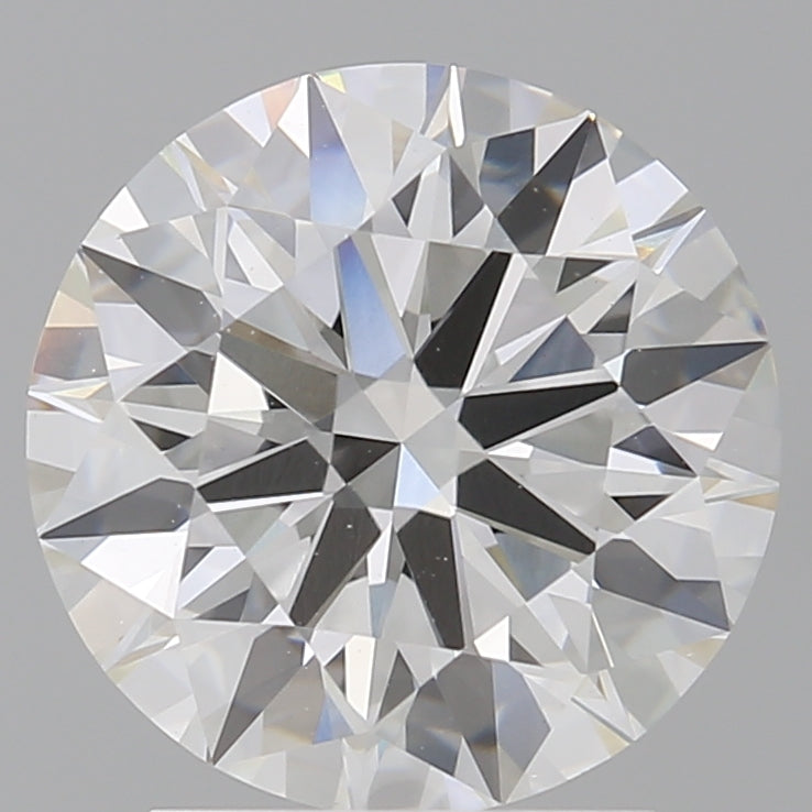 2.60 Carat Round Shaped, Ideal Cut, F Color, VVS2 Clarity, IGI Certified Lab Grown Diamond