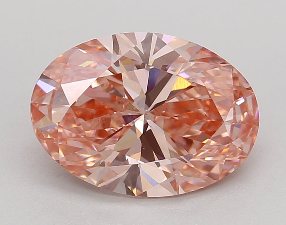 2.71 Carat Oval Shaped, Ideal Cut, VVS2 Clarity, IGI Certified Lab Grown Diamond