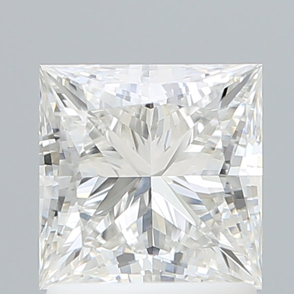 1.57 Carat Princess Shaped, Ideal Cut, F Color, VVS2 Clarity, IGI Certified Lab Grown Diamond
