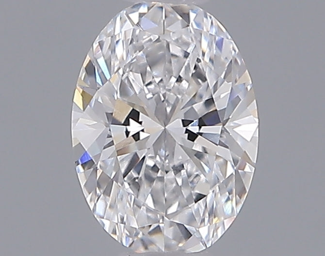 0.54 Carat Oval Shaped, Ideal Cut, D Color, VVS2 Clarity, IGI Certified Lab Grown Diamond