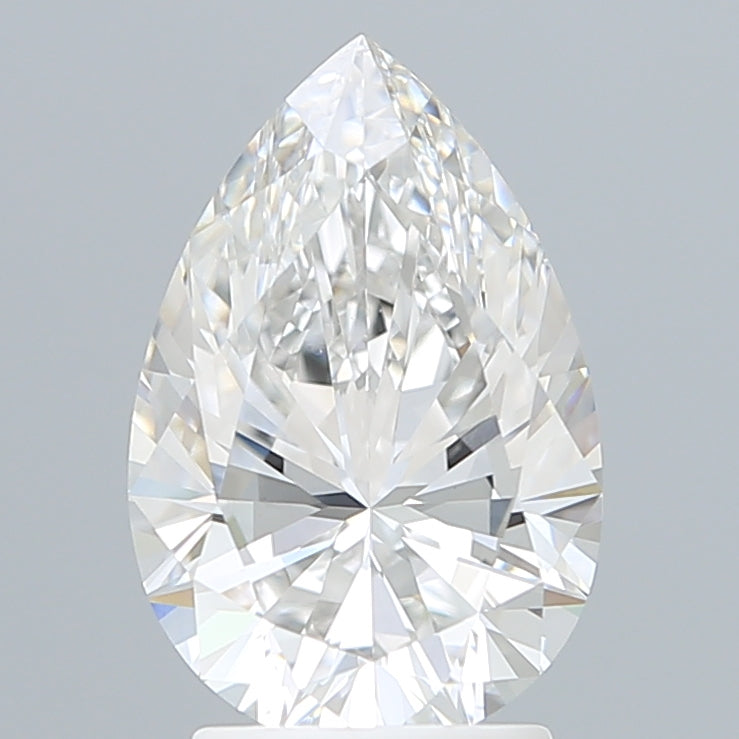 2.73 Carat Pear Shaped, Excellent Cut, E Color, VVS2 Clarity, IGI Certified Lab Grown Diamond